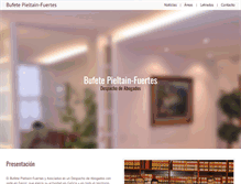 Tablet Screenshot of pieltainfuertes.com